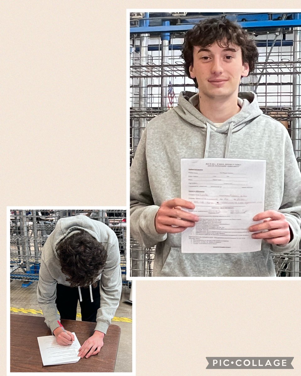 atcrockhillsc's tweet photo. CJ Pope @NHS_Trojans @Guidance_NHS @RockHillSchools Landed an internship AND job is his career field of interest. #WorkBasedLearningWorks #CTEmonth #RockSolid He will work every afternoon, 20 hrs a week. #CollegeCareerReady https://t.co/BSAH5KfbAU