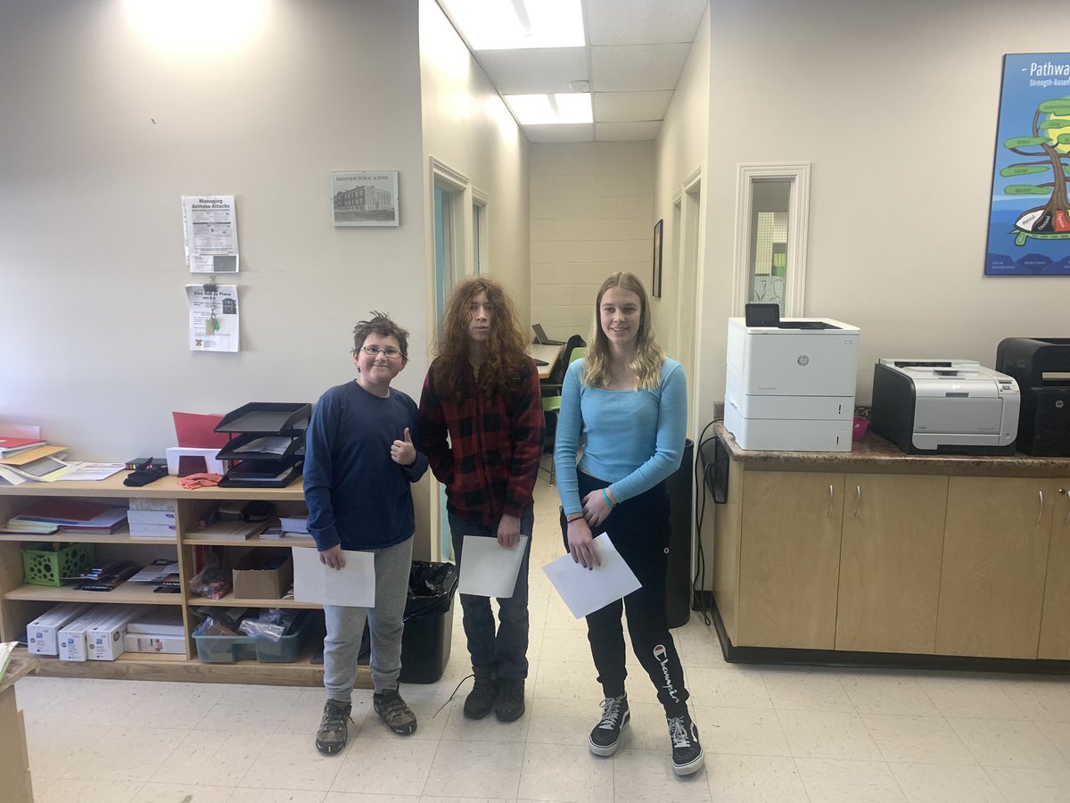 MitchBlimkie's tweet photo. Over the course of January, @HighviewPS Gr 8s prepared Black Brilliance messages to be shared every day in February for Black History Month! They then add their write-ups to our Black History wall! Here’s Sean, Cael &amp; Olivia waiting for the mic! 🎤 #blackhistorymonth2023 @RCDSB https://t.co/9A9fTMqxWD