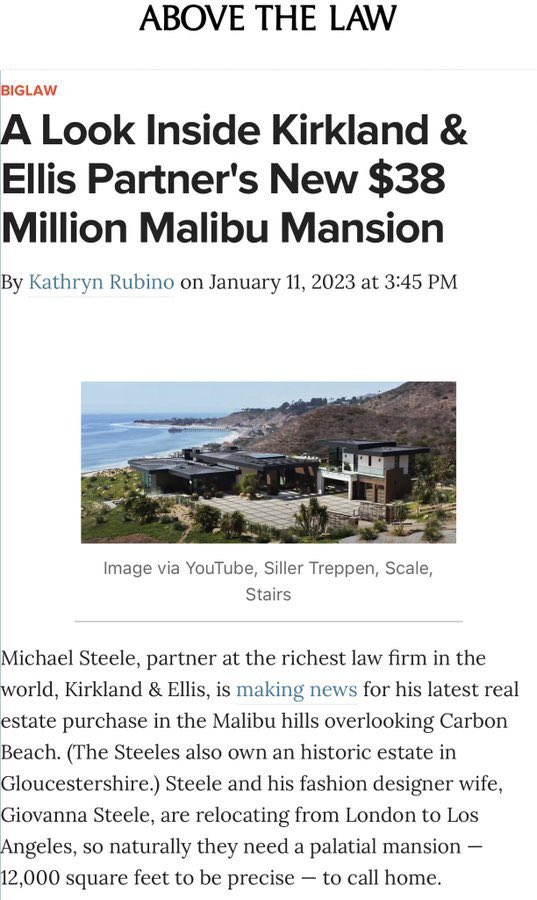 PeteNoStop's tweet photo. Nice $38 million mansion you have there…

Celsius lawyers are doing alright no need to worry about them. 👍 https://t.co/017dpZTk9z