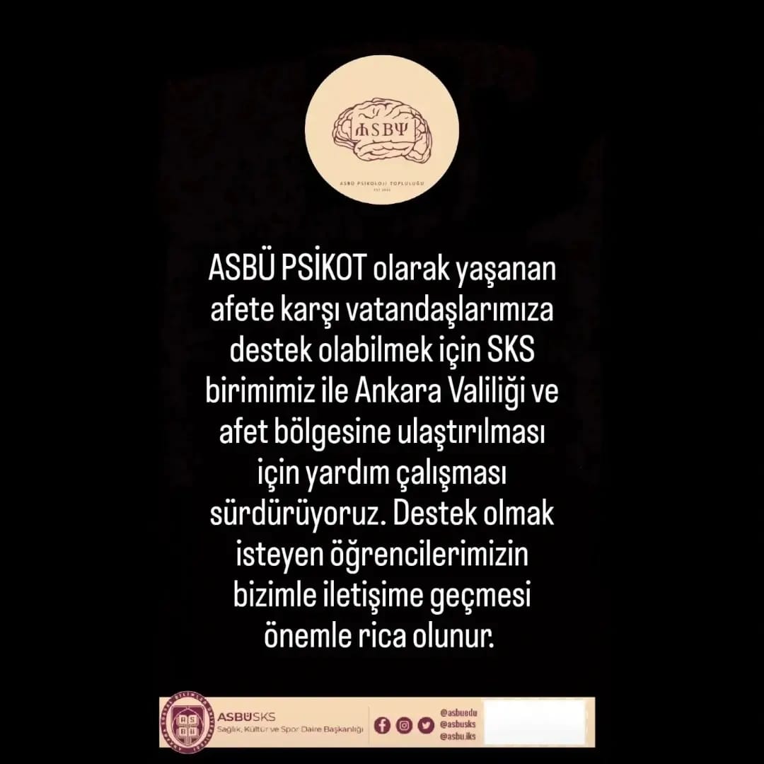 AsbuPsikot's tweet photo. @ASBUedu @AsbuSks  @asbumuzik  @AsbuSat  @AsbuSpor  @asbugezidoga @asbuedebiyat  @asbuisvekon @AsbuSem   @AsbuTarih @Asbuhdgt @AsbuBerceste https://t.co/FLUEzuTQI7