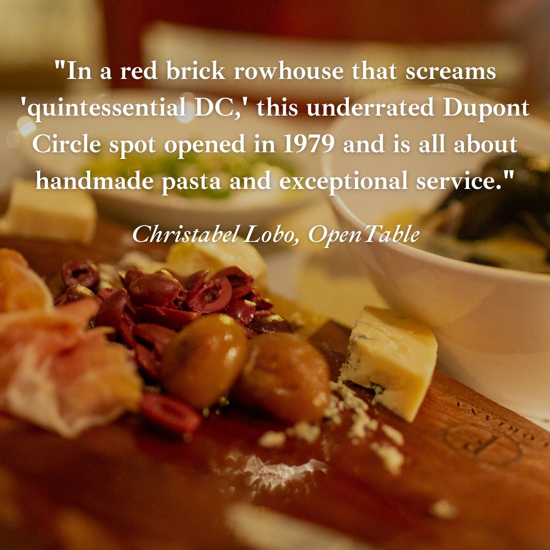FlorianaDC's tweet photo. Floriana is perfect for an intimate and cozy night out — even OpenTable thinks so! In their article on romantic date night spots in the DC area, they said Floriana is ideal for an especially intimate occasion. Join us for your next date night. 

#florianarestaurantdc #dcdatenight https://t.co/SSyfZDsmk0