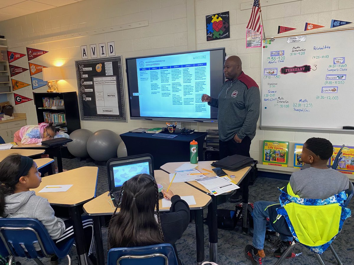Mikkia Johnson (@mikkiajohnson) on Twitter photo Mr. White and Mr. Sweeper are engaging their students in self monitoring using the reason quantitatively competency of the SC Graduate Competencies in math. <a href="/PersonalizeSC/">SCDE Personalized Learning Team</a> <a href="/CFAlionsr2/">CFA Lions</a> <a href="/KimberlyHutche9/">Kimberly Hutcherson</a> Mr. White and Mr. Sweeper are engaging their students in self monitoring using the reason quantitatively competency of the SC Graduate Competencies in math. <a href="/PersonalizeSC/">SCDE Personalized Learning Team</a> <a href="/CFAlionsr2/">CFA Lions</a> <a href="/KimberlyHutche9/">Kimberly Hutcherson</a>