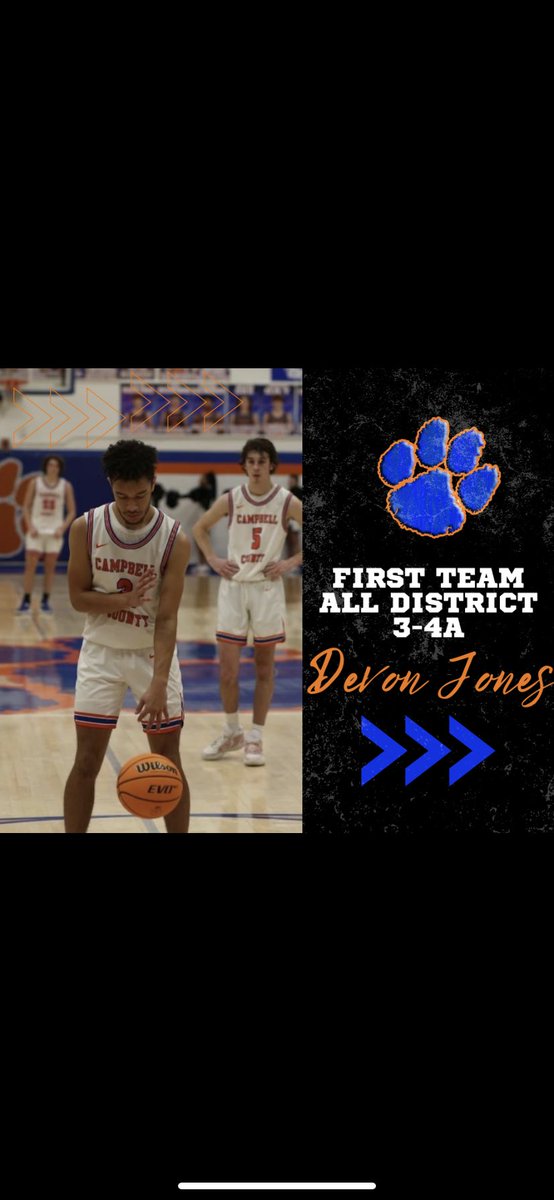 Congratulations to Devon Jones on being named to the All District 3-AAAA team!