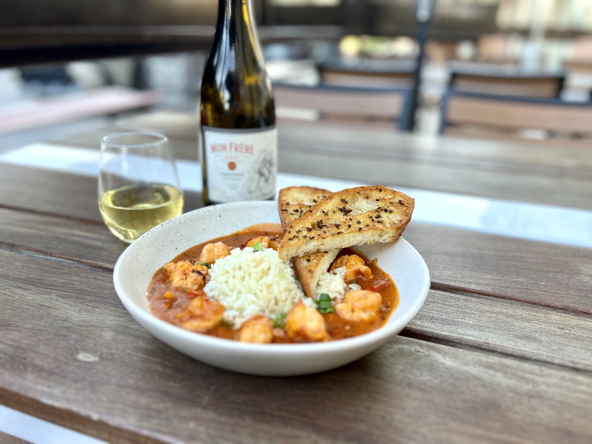 Shrimp Piquant is here ALL MONTH LONG. 
Pair this spicy dish with our featured french oak style wine, Mon Frere Chardonnay.
February is for lovers and you are going to fall in love with these specials.