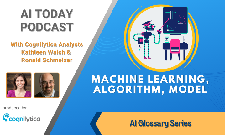 Megala_Y's tweet photo. In this @Cognilytica #AIToday #podcast AI Glossary Series episode, 'Machine Learning, Algorithm, Model' hosts @rschmelzer &amp; @kath0134 define the terms #MachineLearning, #Algorithm, and #Model and explain how they relate to AI. Full episode: https://t.co/G5MpIjcYrQ
#AI #data #ML https://t.co/BEfDDSwh3Y