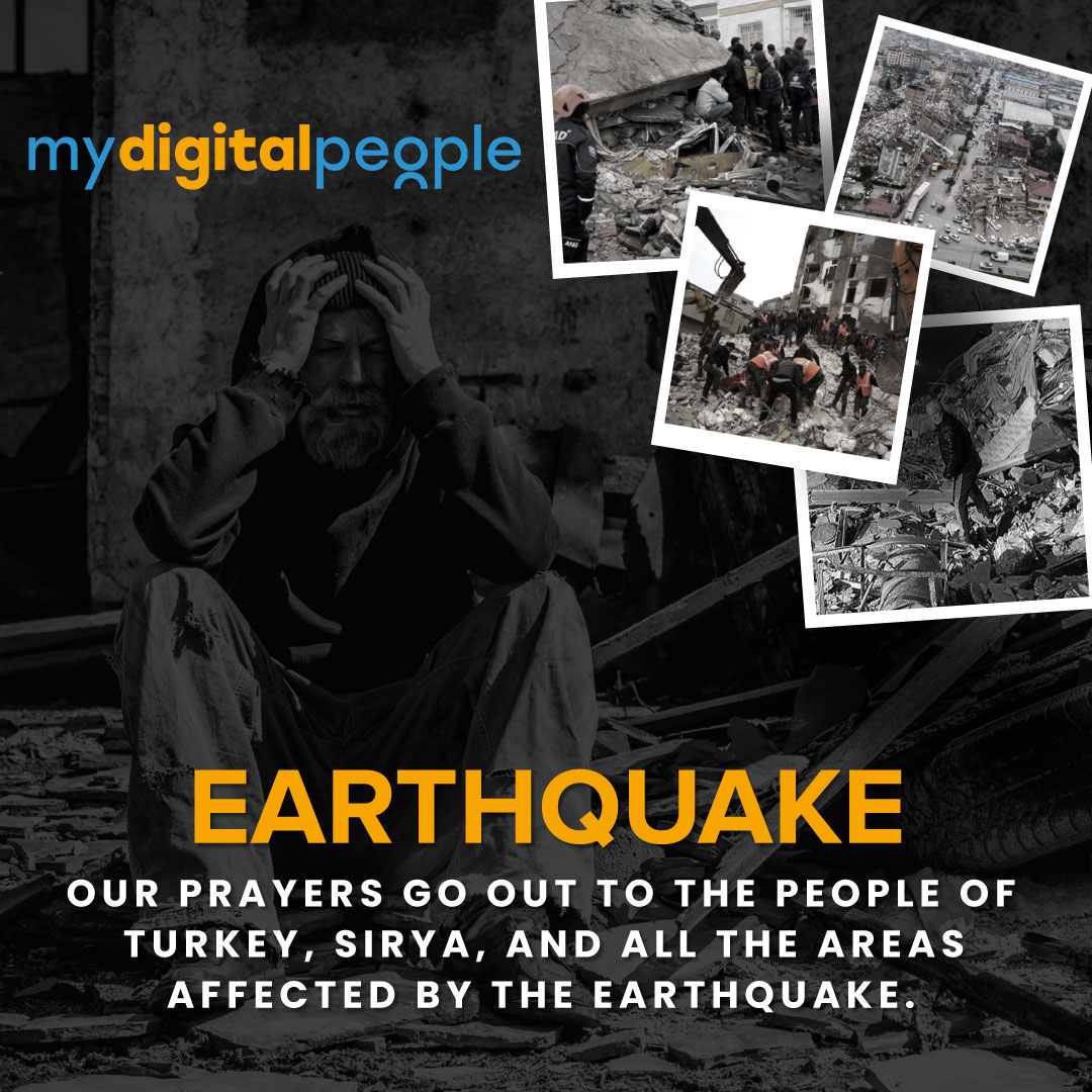 MyDigitalPeople's tweet photo. Prayers for all the affected families from Turkey, Sirya and all areas affected by earthquake. 

#turkey #sirya #earthquake #global https://t.co/apCJnf8r0z