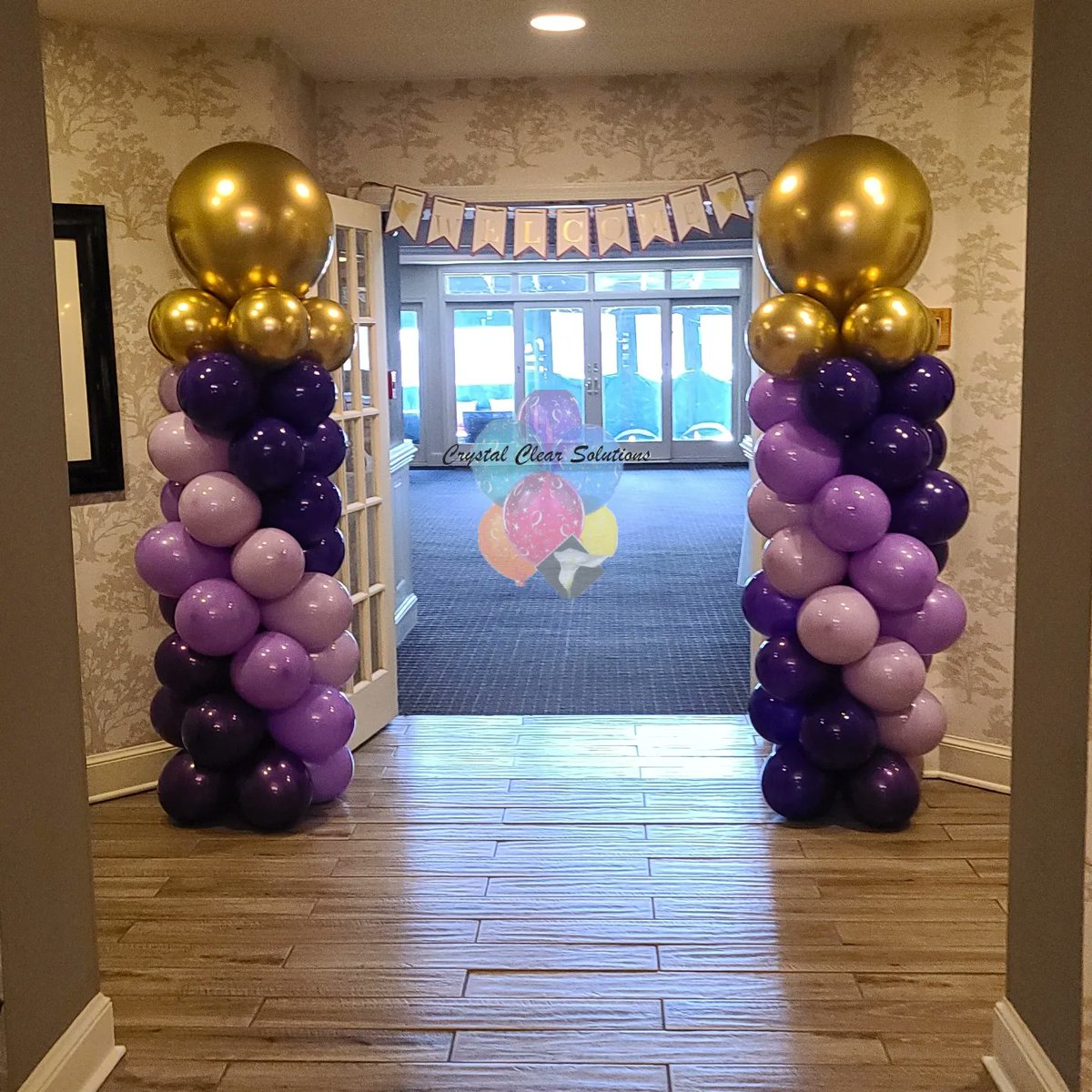 CrystalClearSo5's tweet photo. 💜  baby shower 🐘 
 *balloon supplier: @balloons_direct
 *venue: @hiddencreekcc
#crystalsballoons #organicballoons
#babyshowerballoons #goldchromeballoons
#purplechromeballoons #balloongarland  #balloonbanquet #ballooncolumns
📍 Reston, VA https://t.co/bDNyJZRPue
