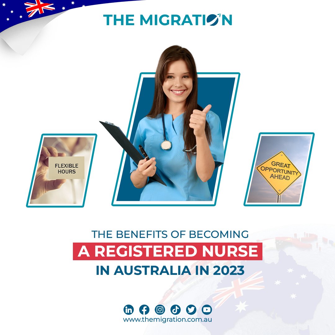 TheMigrationAU's tweet photo. Step into a rewarding career as a registered nurse in Australia. High demand, competitive salaries, and career growth opportunities await you. Discover more in our carousel.
.
.
#TheMigration #RegisteredNurse #AustraliaJobs #HealthcareCareers #NursingOpportunities https://t.co/rHOwLj3VJt