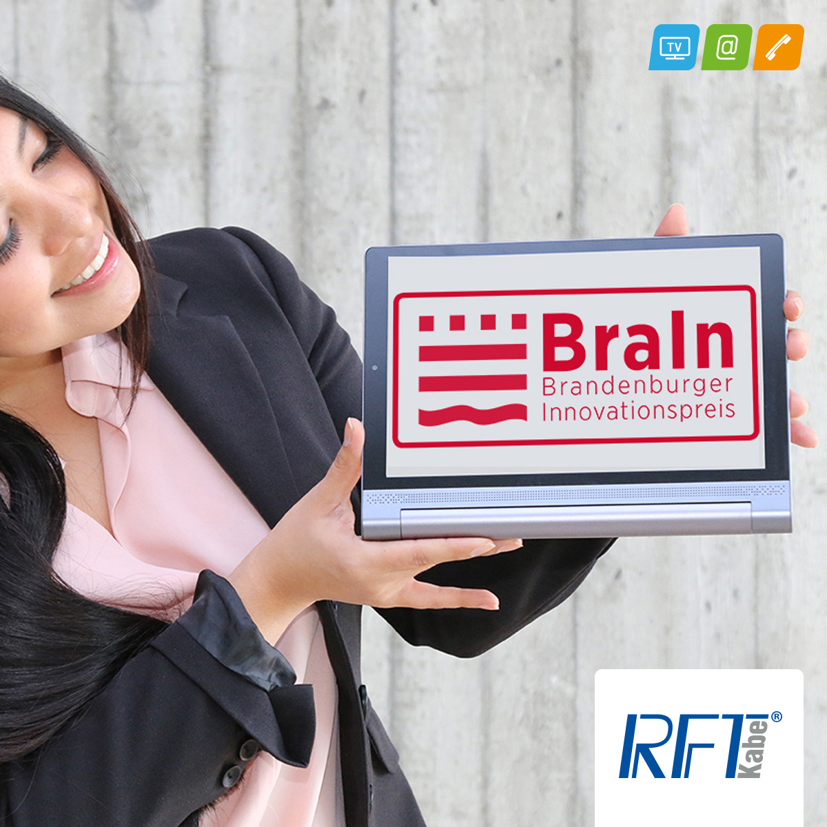 Der #BraIn geht in die nächste Runde – wir sind als #Sponsor wieder dabei! 🥳 Die Technische Hochschule Brandenburg (#THB) prämiert kluge Köpfe, die neue Impulse für Brandenburgs Wirtschaft &amp; unseren Alltag setzen.😍 Warum sich eine Bewerbung lohnt? ➡️ bit.ly/3DIJbTY