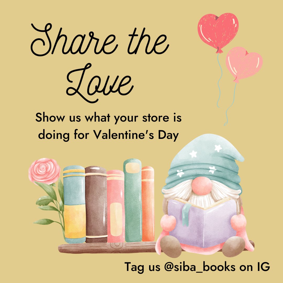 Everybody could use a little more love! SIBA booksellers, share your Valentine's (& Galentine's) displays and we'll highlight and reshare some of them. Tag us so we see your posts!

#indiebookstores #bookstoredisplays #SIBAbooksellers