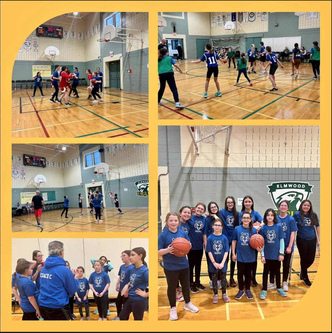 The_OJCS's tweet photo. The Grade 5/6 girls basketball team had 3 wins, 1 loss, and a ton of fun at last week's tournament at Elmwood. #TheOJCSDifference #GoRamsGo https://t.co/6W9fL2Lyst