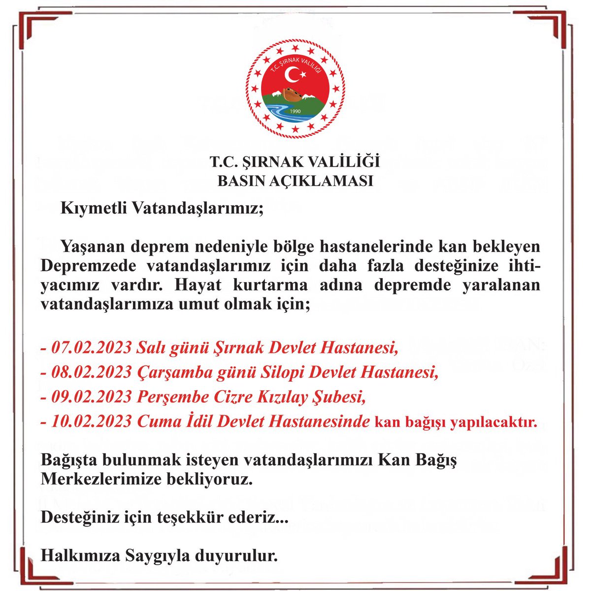 SirnakValiligi's tweet photo. https://t.co/Yx9wjanFS4 https://t.co/DOu828NNjL
