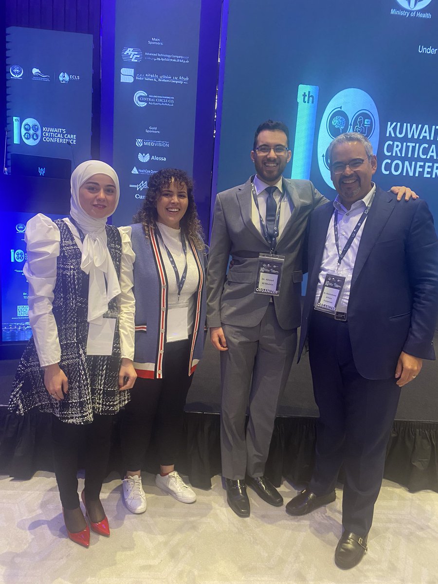 You guys are amazing, Ahmed Al-Mumin (<a href="/Ahmed_Almumin/">Ahmed</a>), Rawan Al-Raish (<a href="/ralraish/">Rawan Alraish</a>), and Amina Abdulrahman <a href="/aminah94a/">Dr.Aminah Abdulrahman</a> .. your future is bright inshallah 🙏🏼🙏🏼🙏🏼 <a href="/CriticalCareQ8/">CriticalCareKuwait</a>