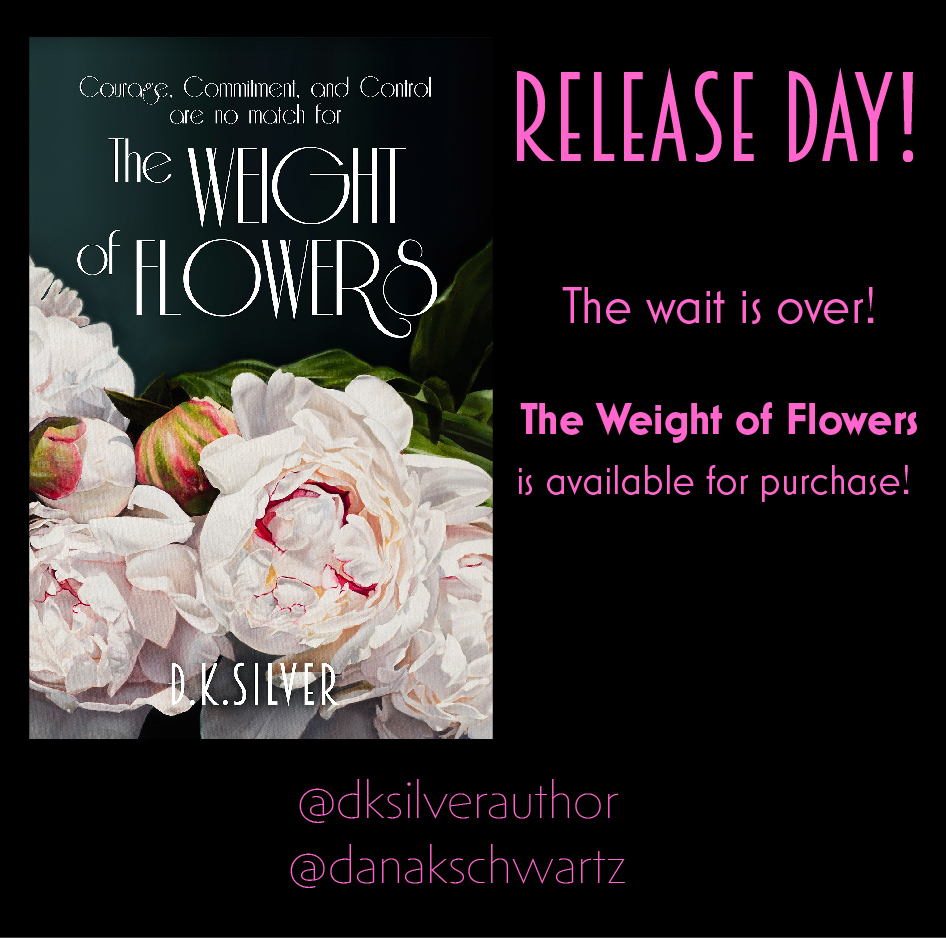 It's finally here!

#theweightofflowers #heavythreadspublishing #dksilverauthor #debutnovelists #2023debuts #indieauthors #freedominwords #readwriteunite #storytelling #storiestotell #writer #womensfiction #lgbtqfiction #diversereads #historicalfiction #feministfiction