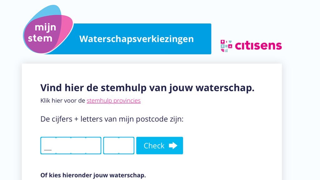 PaulvdVijver's tweet image. #Stemhulp | Verken jouw voorkeuren voor de #Waterschapsverkiezingen 15 maart 2023: mijnstem.nl/waterschappen#…💧@MijnStemNL maakte een toegankelijke stemhulp voor alle 21 waterschappen