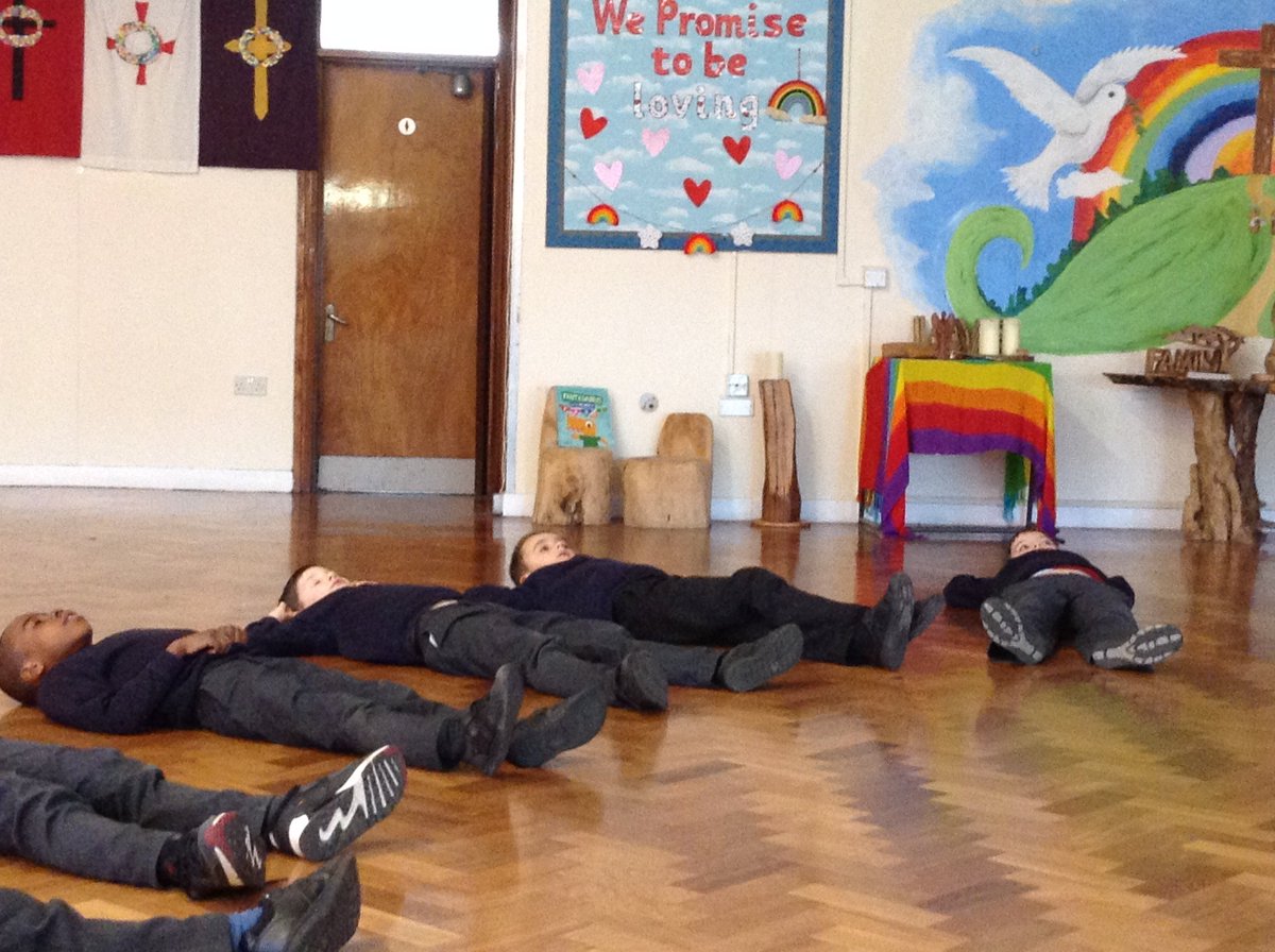 BelmontCof's tweet photo. As part of wellbeing week Class 4 enjoyed a peaceful relaxation session this afternoon. We have all picked up some good tips on ways to make ourselves feel better when we are worried or upset. Mrs G https://t.co/oBrgokUrHl