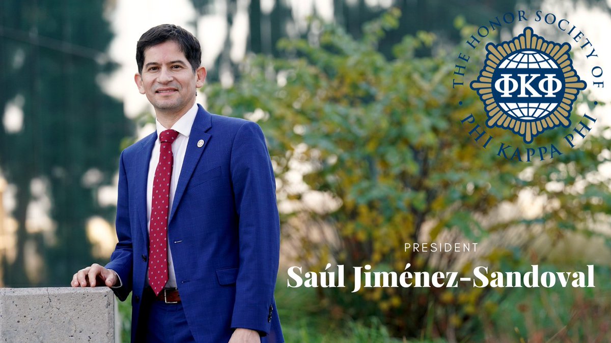 It's Phi Kappa Phi week! Meet some of Fresno State's Faces of PKP! President Jiménez-Sandoval: "Phi Kappa Phi represents the best of the best - all in concert in promoting the greater good."