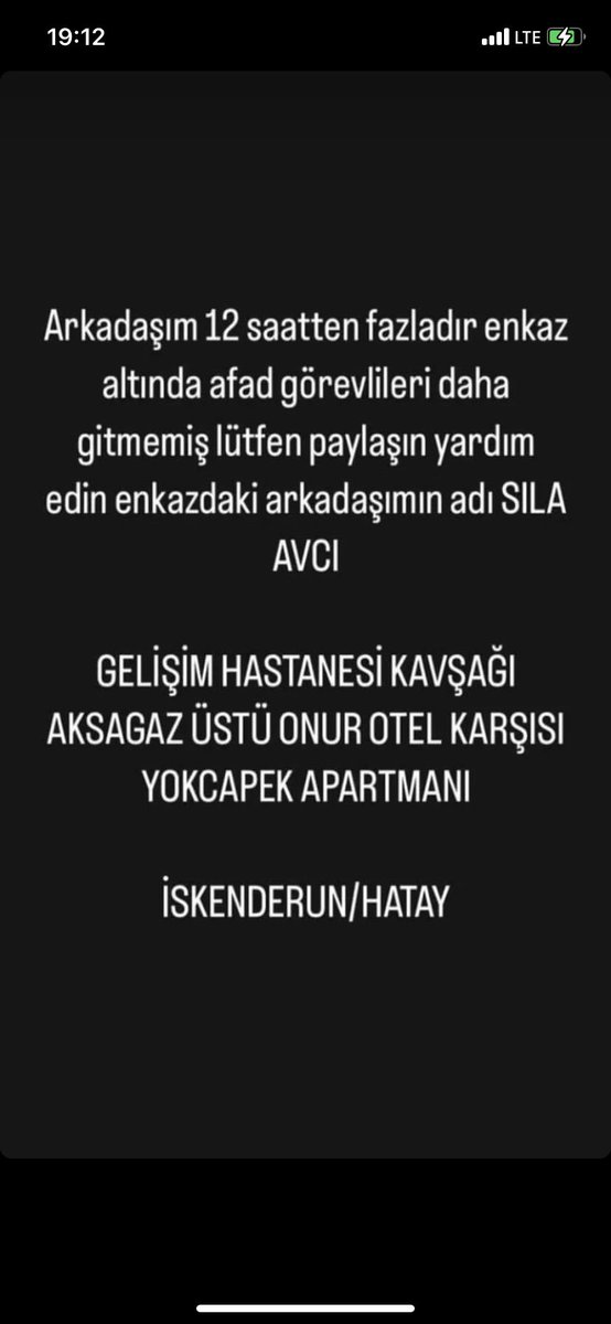 salihtemiiz's tweet photo. #deprem #enkazaltındayım #ENKAZALTİNDAYİM #hataydeprem https://t.co/Kxx3nrmKBF