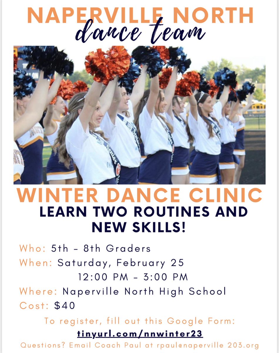 Come and dance with us at our winter dance clinic! Registration open now!