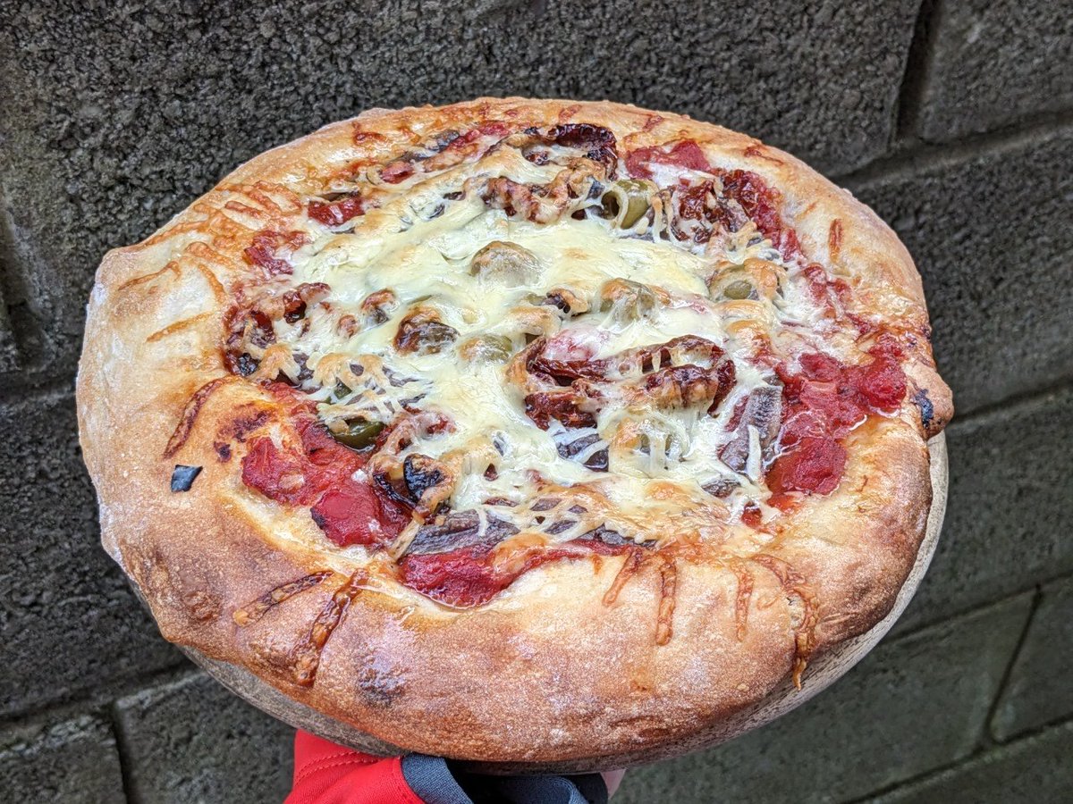 My Bank Holiday Monday pizza