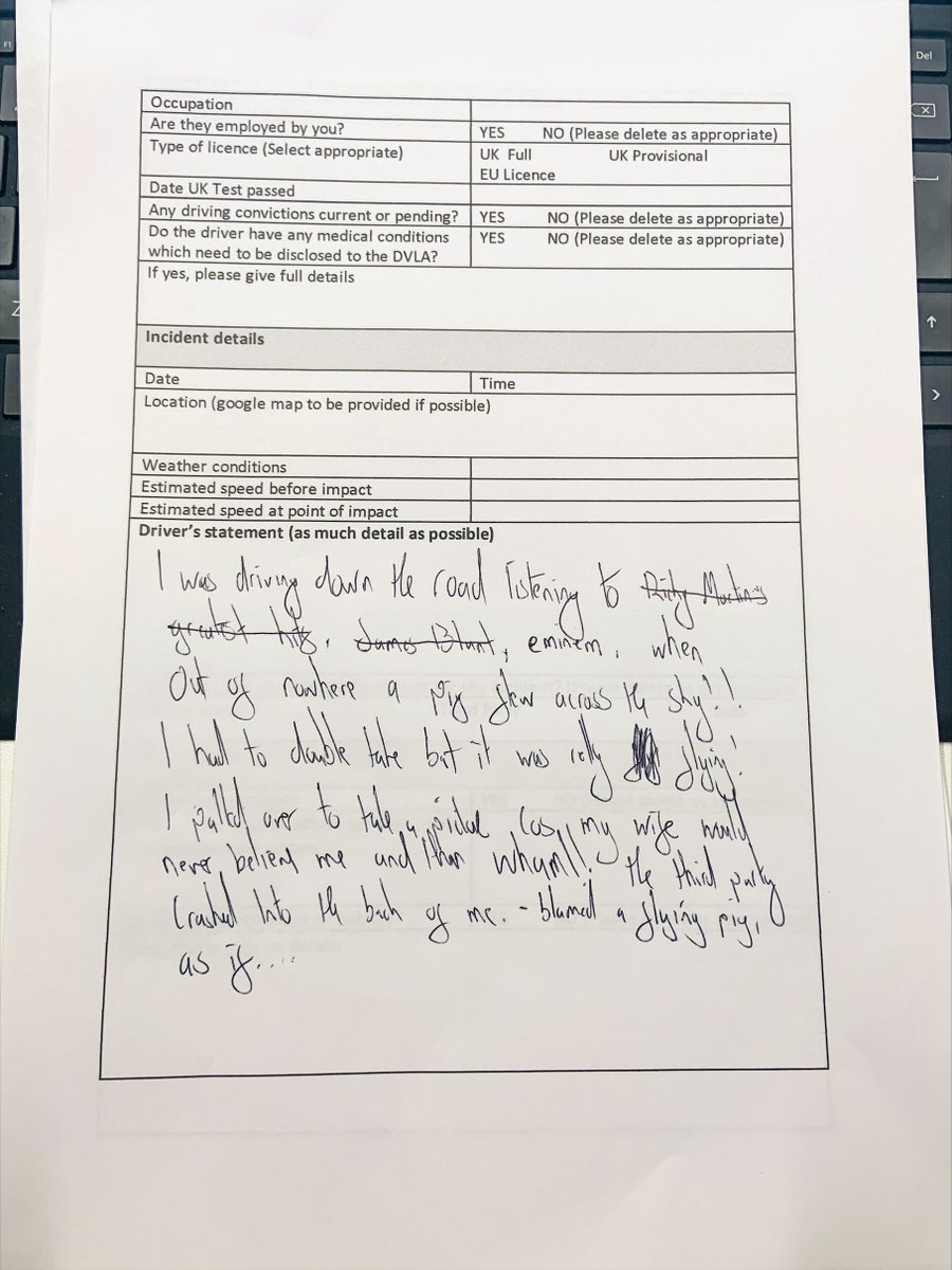 insure_apps's tweet image. Ever received a badly hand written claims form?🖋

Demonstrated below, our claims app eliminates the risk of illegible handwriting and allows claimants to clearly and concisely type their statement.✍

To book a demo or find out more: lnkd.in/dsguHXy 👈
 
#insurtech