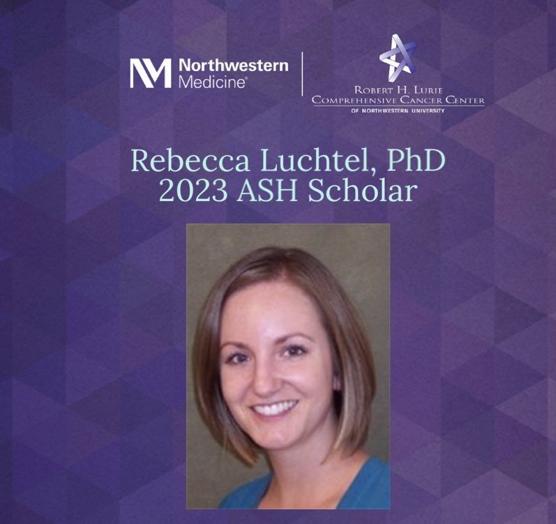 Congratulations to <a href="/LurieCancer/">Lurie Cancer Center</a>’s Rebecca Luchtel, PhD, on receiving a 2023 <a href="/ASH_hematology/">ASH</a> Scholar Award! Learn more about this prestigious research award at: hematology.org/newsroom/press… #ASHKudos