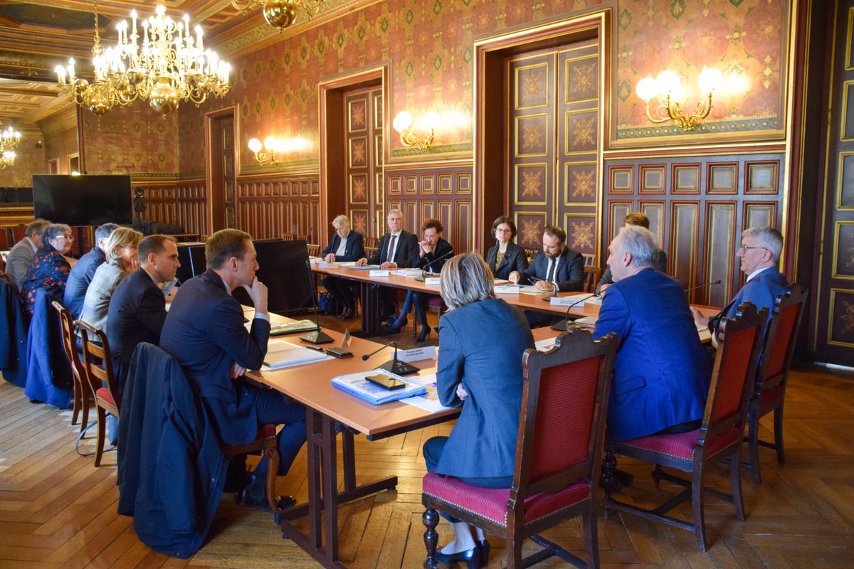 Prefet14's tweet photo. Dans le cadre de sa prise de fonctions le 30 janvier dernier, Jean-Benoît ALBERTINI, @Prefet76, a rencontré les membres du corps préfectoral et les directeurs des services de l'Etat dans le #Calvados. L'occasion d'échanger sur les sujets qui font l'actualité de notre département. https://t.co/0TV8R5V69k
