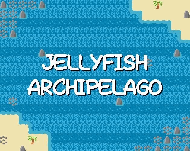 farawaythyer's tweet photo. New game! It's called "Jellyfish Archipelago". A short, slightly tricky top-down action game about collecting gems and avoiding jellyfish. Late submission to @sylviefluff's Jam #1. You can play it in your browser here: https://t.co/hQFcGcKcHF #KittenBoat https://t.co/G8W6E6KMdl