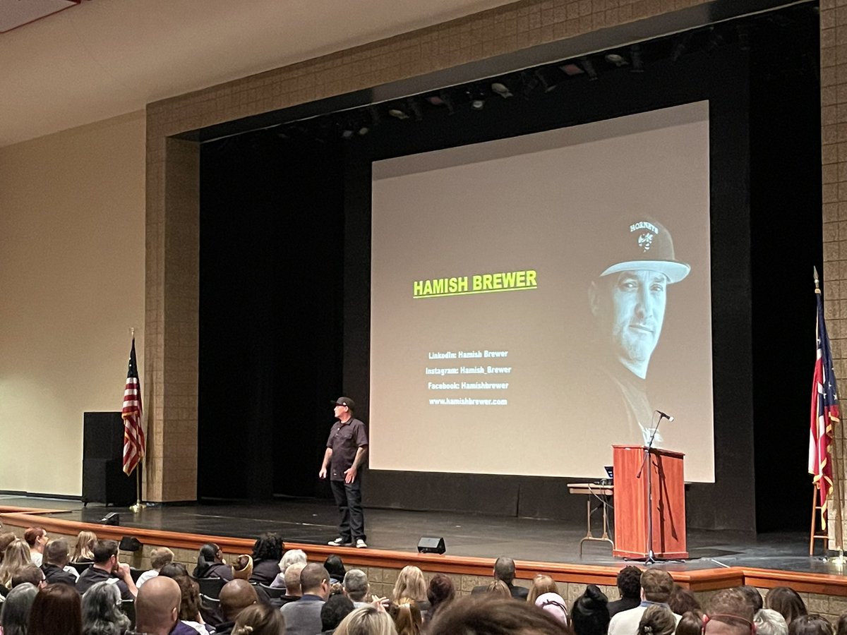 “Surround yourself with people that lift you up…”
Thank you <a href="/brewerhm/">Hamish Brewer</a> for  a strong uplifting message this morning!
#PLSDProud #BetterTogetherDCS