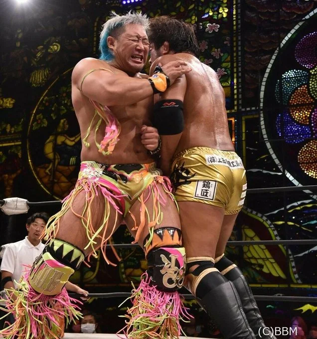OpenTheFanGate's tweet photo. Random Dragon System Tag League tournament factoid. Shuji Kondo has won the original Rey de Parejas, the Aquamarine Cup Tag Tournament in d2p &amp; the Treasure Hunters Tag Tournament in El Dorado. 

He won both the TJ &amp; d2p comps with YASSHI.

#dragongate https://t.co/FMaOrW0J1O