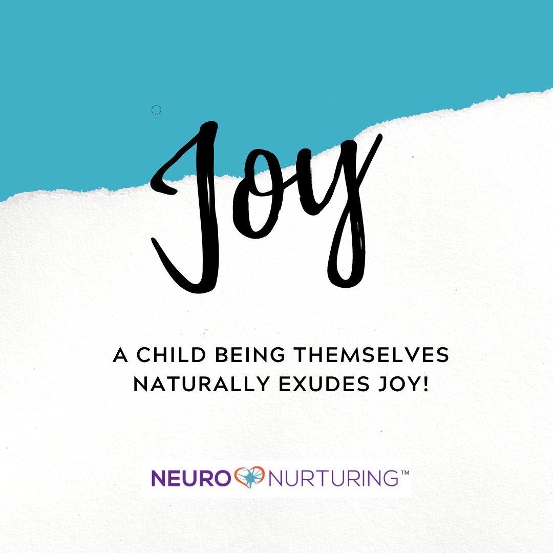 braininsights's tweet photo. The feeling of joy arises when #children are fully free to be the unique individual they already are! It isn't about helping them become someone...they already are someone! Feeling valued for being themselves contributes to overall healthy & optimal development. #neuronurturing https://t.co/IOTyBuDx9m