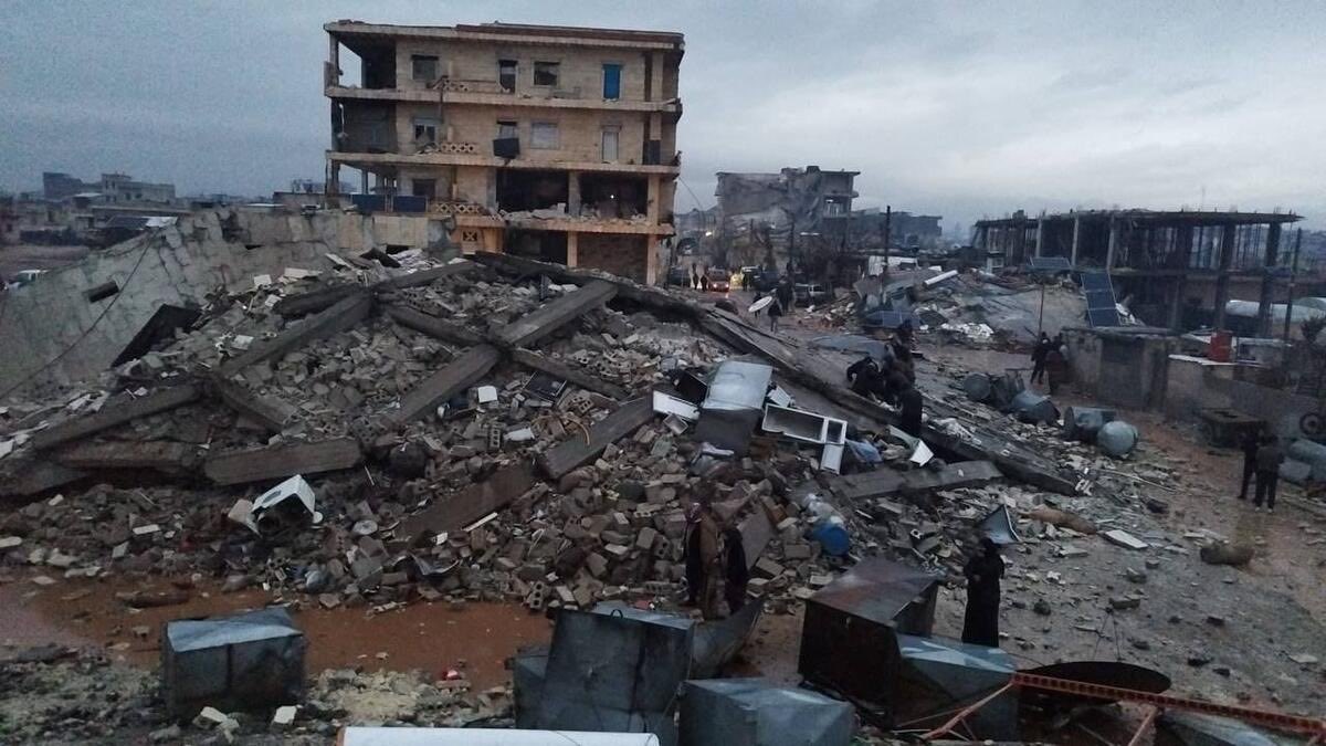 Jpothi's tweet photo. Condolences to Syria’s families &amp; children affected by this morning’s earthquake. Apart from the devastating loss of life, many are now homeless in winter's cold &amp; struggling to survive. @worldvisioncan @worldvision is responding. 
#PrayForSyria https://t.co/XgQQ5SRVSj