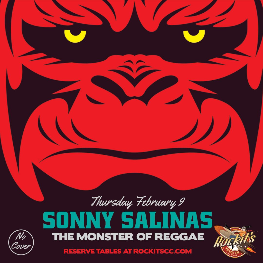 Rockits's tweet photo. Thursday don't miss Reggae Monster Sonny Salinas on our main stage! https://t.co/SW5QzlUzPz