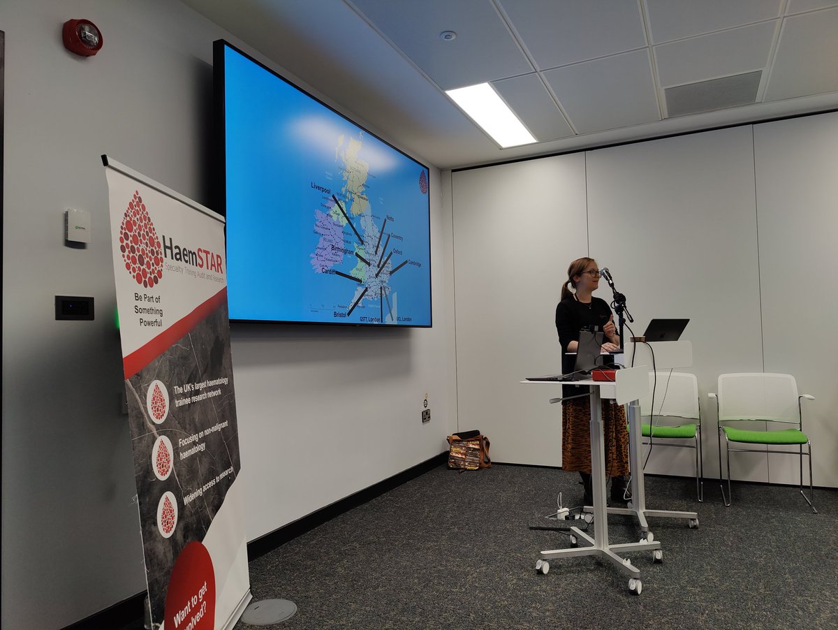 HaemSTAR 💙 (@haemstar_uk) on Twitter photo <a href="/rjshaw64/">Rebecca J Shaw (Becks)</a> presents data from ConNeCT, a questionnaire based study of long term neuro complications of TTP. 9 centres in UK open. 130 patients recruited so far. < half patients could return to the same job role/hours after diagnosis. 30% mod-severe depression. #HaemSTARUpdate <a href="/rjshaw64/">Rebecca J Shaw (Becks)</a> presents data from ConNeCT, a questionnaire based study of long term neuro complications of TTP. 9 centres in UK open. 130 patients recruited so far. < half patients could return to the same job role/hours after diagnosis. 30% mod-severe depression. #HaemSTARUpdate