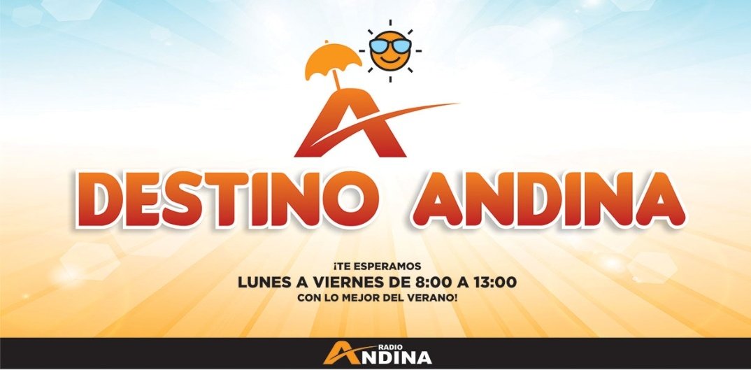 #DestinoAndina 📻

Noticias, información, análisis, deportes, actualidad y buena música 

Con <a href="/erikagarcialoc/">Erika</a> <a href="/pablosegura5/">Pablo Segura</a>
Y el regreso de <a href="/mayrajelvez/">Mayra Jelvez</a> 🙌🏼

Nos escuchamos en la 90.1 Mendoza

104.5 San Rafael, Alvear y Valle de Uco

99.5 Malargüe 

¡Bienvenidos!

#Mendoza