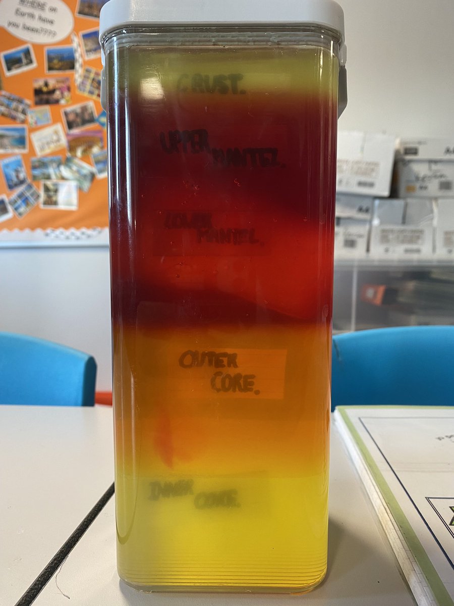 Well done to Year 9 on creating some superb models of the structure of the Earth! More pictures to follow… #Geography