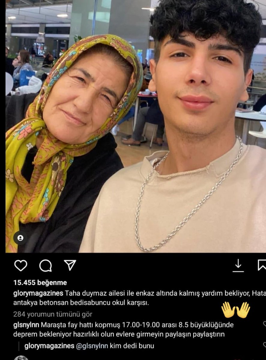 Doğruluğu kesin değil ama lütfen dikkat edin çok korkuyorum