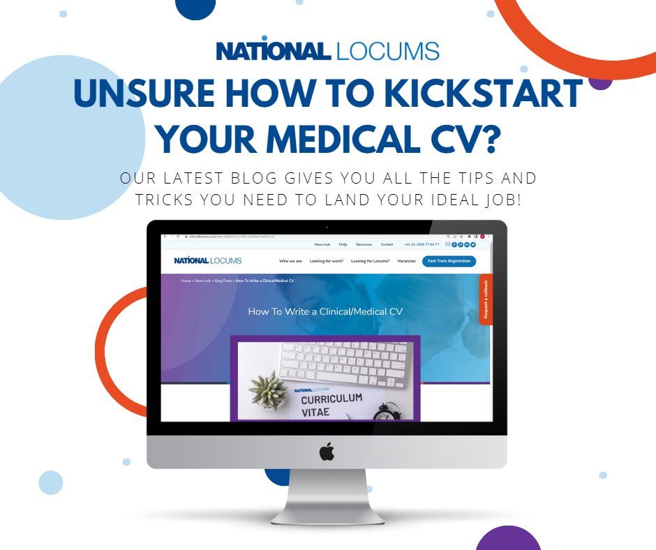 🤔 Currently writing your CV and don't know where to start? Our latest blog has got you covered 😏

⬇ Click the link below for access to some tips and tricks written by one of our very own to help you land your ideal job! 

nationallocums.co.uk/news-hub/how-t…

#CVWriting  #Locum #MedicalCV