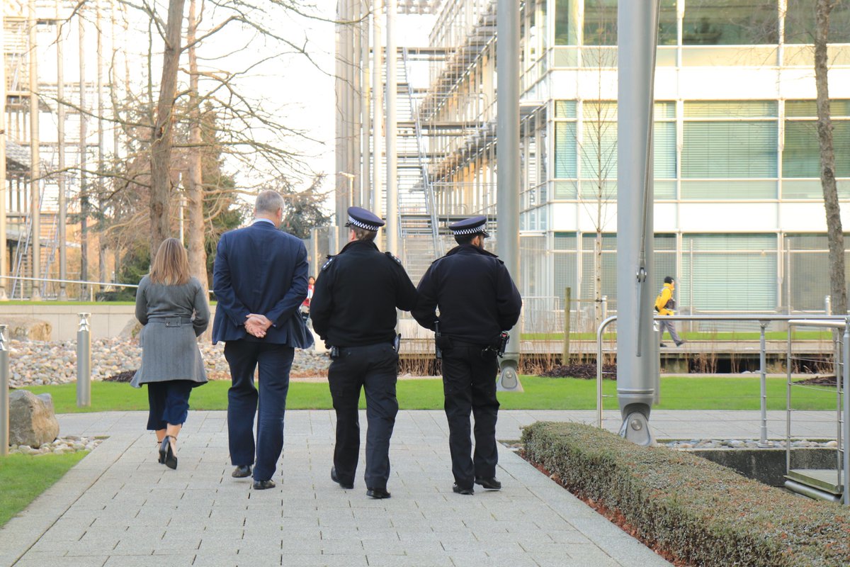 Collaboration &amp; partnership were key values on show on 24 Jan, as Assistant Commissioner <a href="/MattJukesMPS/">Matt Jukes</a>  visited Chiswick Park. Meeting Matt Coulson, CEO, Chiswick Park Enjoy-Work &amp; <a href="/AlliedUniversal/">Allied Universal</a>  MD, Adrian Moore to discuss proactive security efforts &amp; emergency planning.