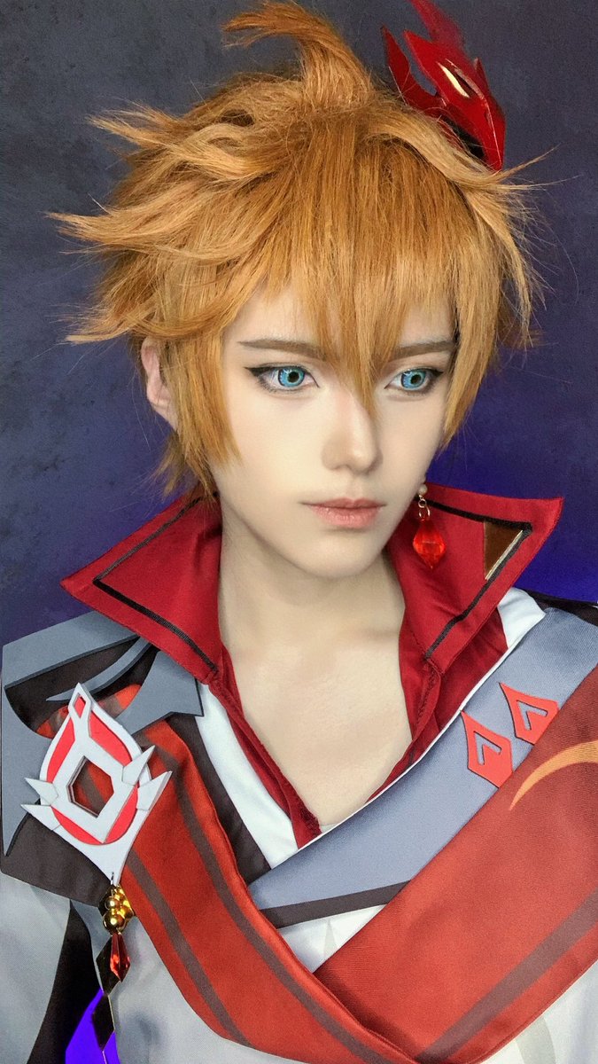 Cola_Milk_'s tweet photo. 达达🦆
#原神 #达达利亚 #原神cos https://t.co/ySO5Uus55G