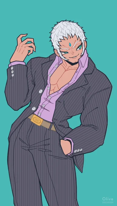 ユリアン。#格ゲーキャラ描こうぜ 