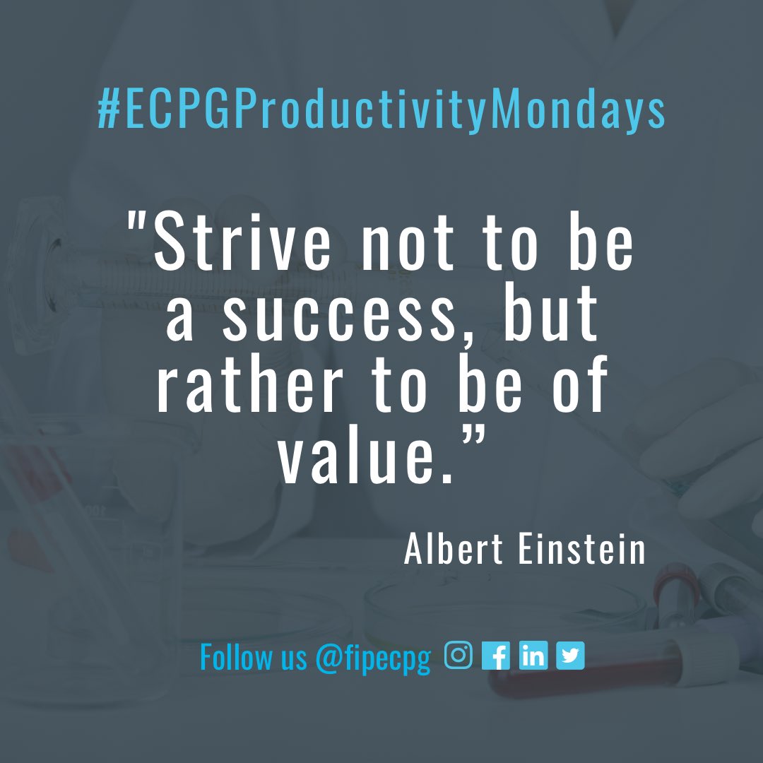 FIPECPG's tweet photo. Success can come to any person but values gives meaning to success and defines how he will handle success.

#fipecpg #fip #pharmacy #oneFIP #monday #productivity #beofvalue #success

Explore the ECPG's #opportunities here: https://t.co/oN4RvjqK9Y https://t.co/JApT6TI9Wb
