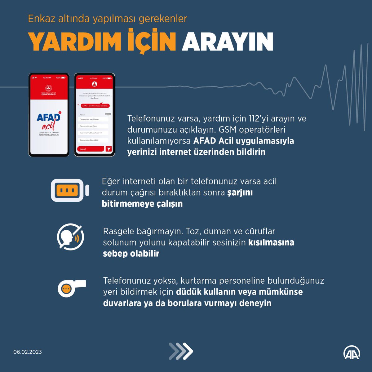 Enkaz altında yapılması gerekenler #deprem