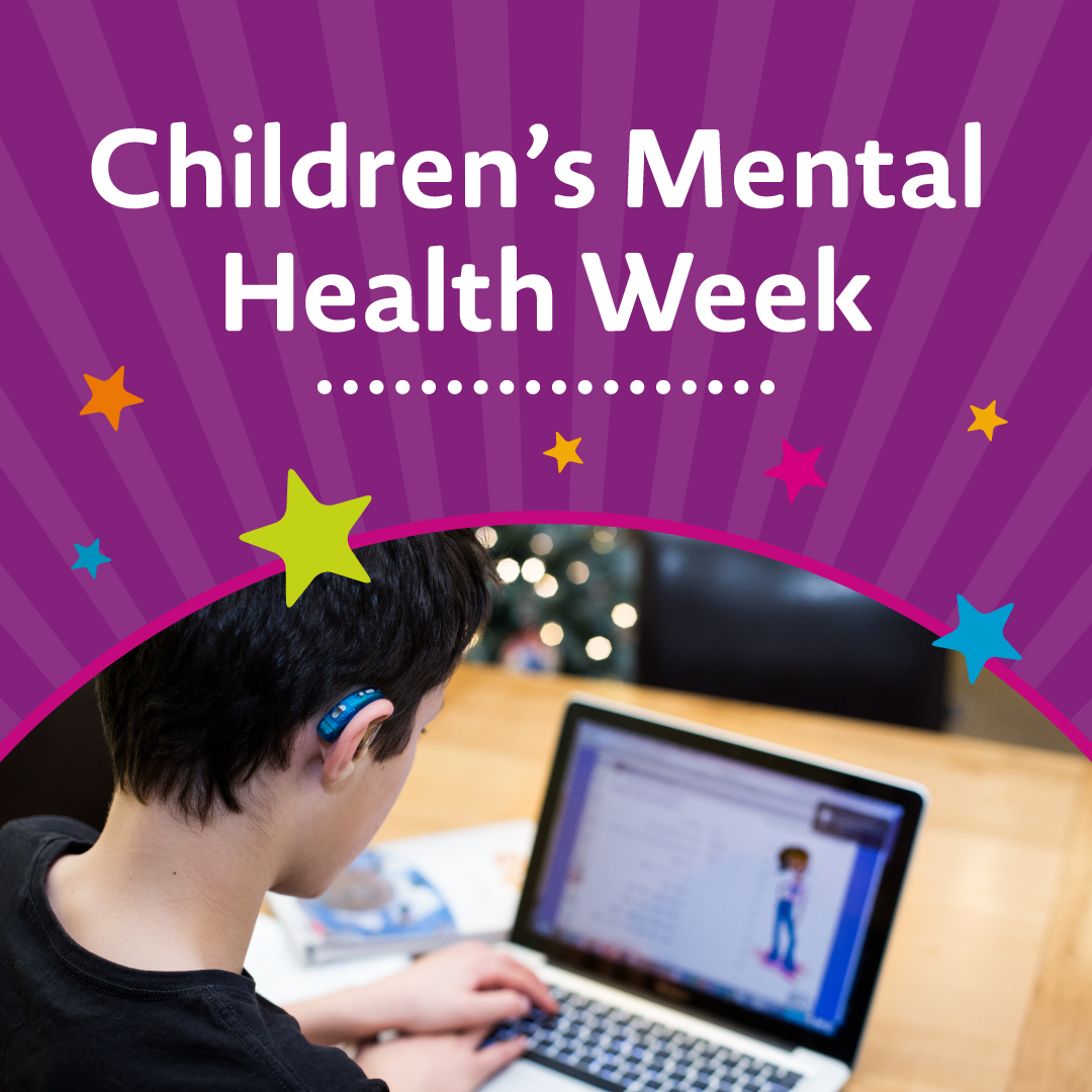 NDCS_UK's tweet photo. This week is Children’s Mental Health Week 🧒 We’ll give you the opportunity to hear stories and experiences from deaf young people, and access information and support for you and your deaf child. https://t.co/Mya5ZayJIb

#MentalHealth #Deaf #ChildrensMentalHealthWeek @Place2Be https://t.co/o7nxqgdEmR