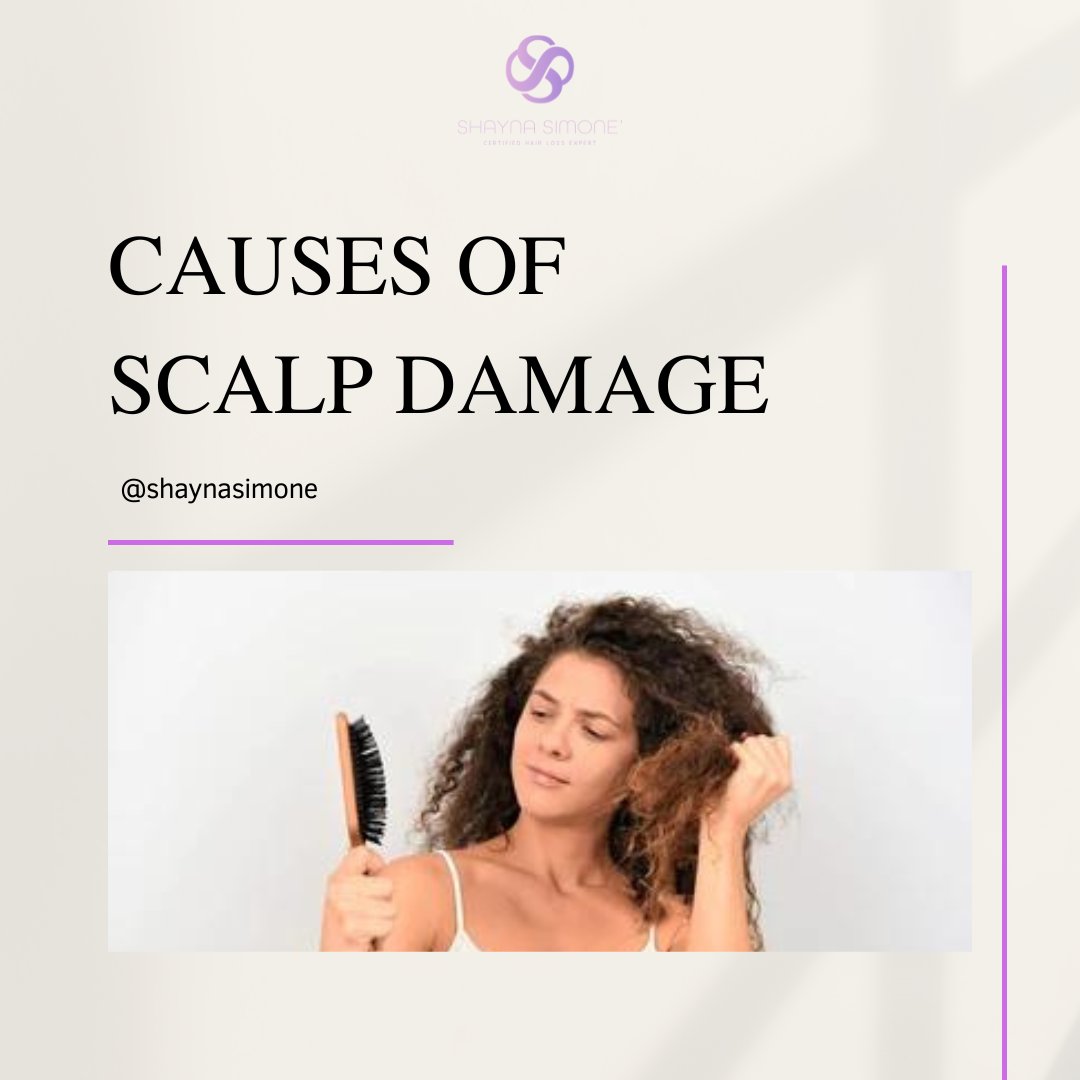 shaynasimone's tweet image. There are several factors that lead to a damaged or unhealthy scalp. This post shows some of the major causes of scalp damage. Book a scalp analysis today. shaynasimone.com⁣
#scalpmicropigmentation #scalptreatment #scalppigmentation #scalpcare #scalpmassage #scalphealth