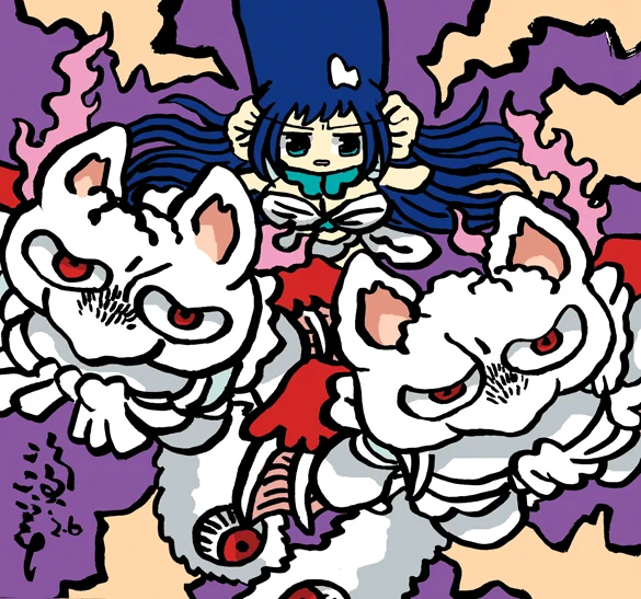 #毎日造物大女王さま おおがた狐天狗 