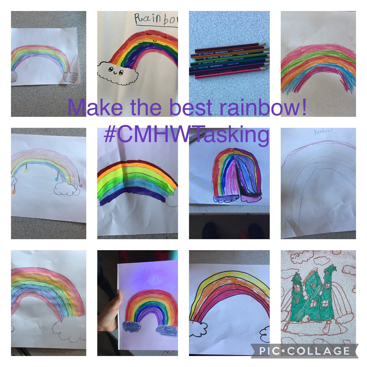 #ChildrensMentalHealthWeek #CMHWTasking 
Day one, make the best rainbow! <a href="/kestrelmead/">Kestrel Mead Primary Academy</a> <a href="/TaskmasterEdu/">Taskmaster Education</a> #kestrelwellbeing