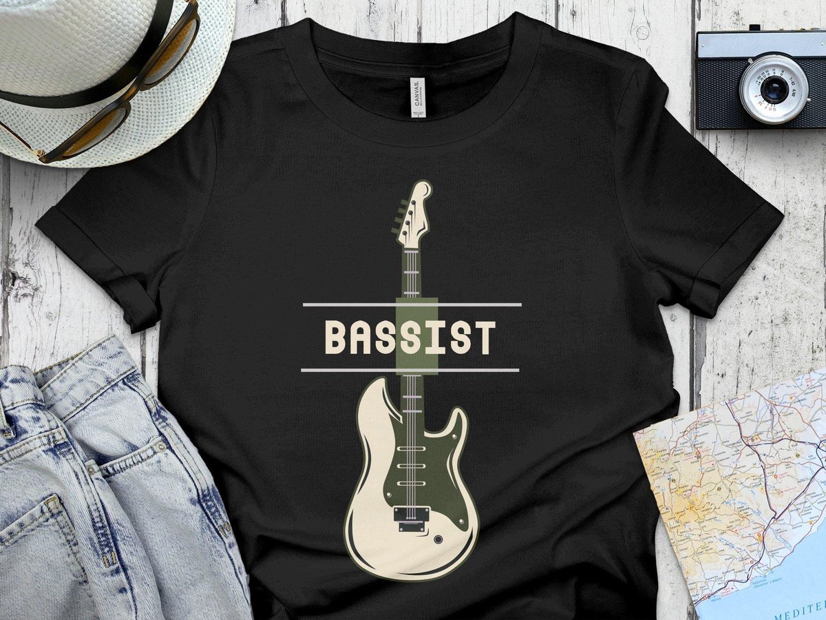 Bass Guitar Tee Gift for Musician, Music Lovers Guitar Player Gift, Band Shirt for Music Theme Party, Electric Guitar Music Festival Shirt #bassguitar #giftformusician #musiclovers #guitarplayergift #bandshirt #musicthemeparty #electricguitar #musicshirt etsy.me/3x1XsaF