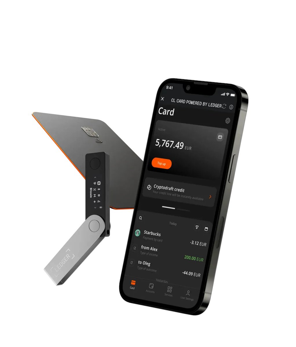 ChiefTradeSta's tweet image. Gone are the days of traditional banking. Empower yourself with the #CLCard poweed by @Ledger made possible by @BaanxGroup 

#Web3 #SmartContracts $BXX 

buff.ly/3RE0ATt