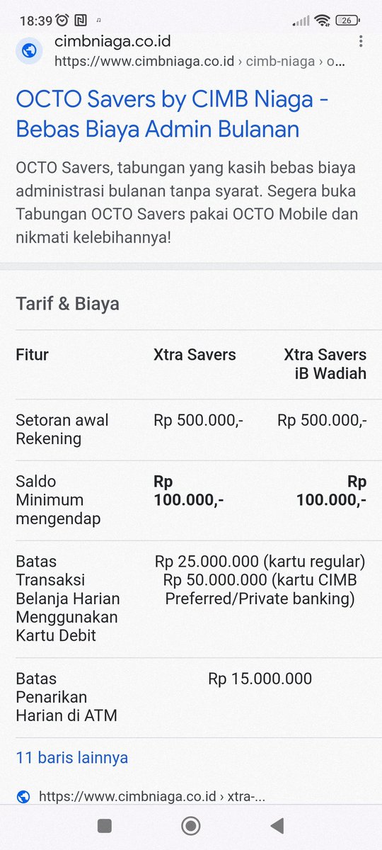 josoen's tweet photo. @CIMBNiaga 25 juta itu ketentuan untuk apa, jangan asal ah. https://t.co/Hy6kYviwc7